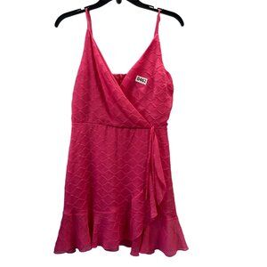 SPEECHLESS WOMEN SLEEVELESS DRESS SIZE L COLOR PINK